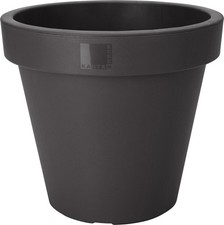 Black Large Plant Pot Round