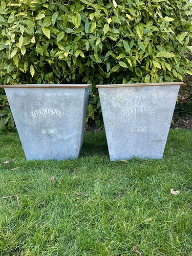 45cm large zinc square - square, planter