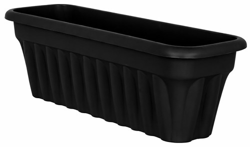 80cm extra large black trough - 80cm,