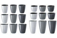 Round Tall Plant Pots Elegant