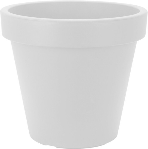 White large plant pot - white,
