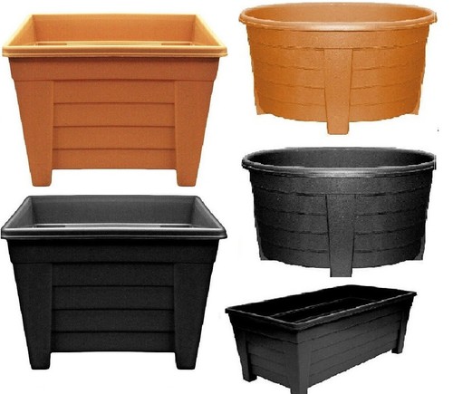 Plastic long square oval - plastic,